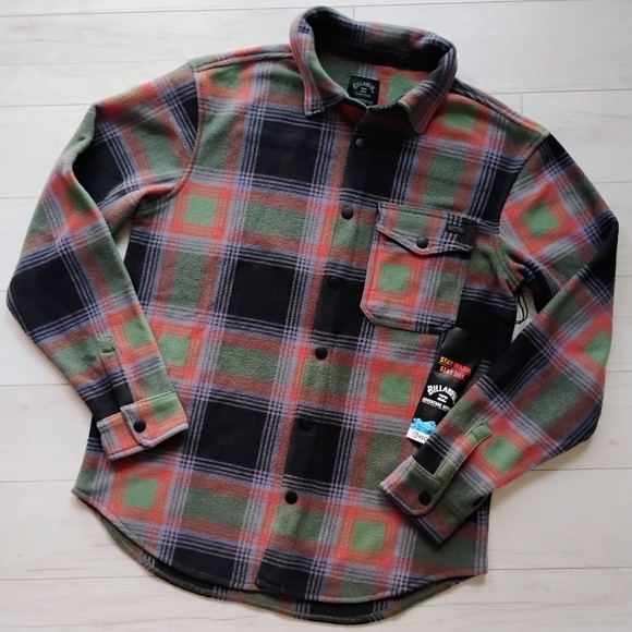BILLABONG NEW Adventure Division Furnace Fleece Shacket - Picture 1 of 9